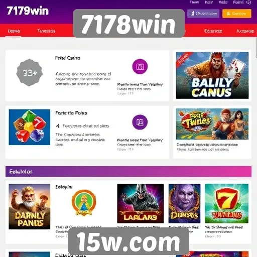 Recursos e funcionalidades do site 7178win